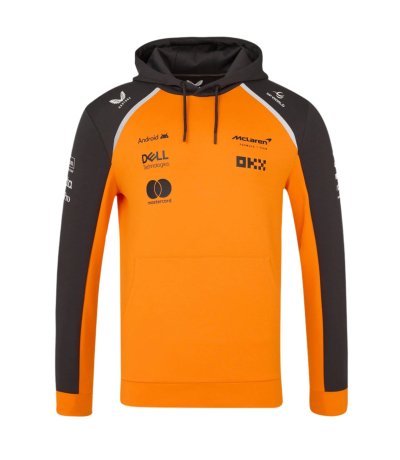 McLaren F1 2025 Team Hoodie - Papaya McLaren F1 2025 Team Hoodie - Papaya