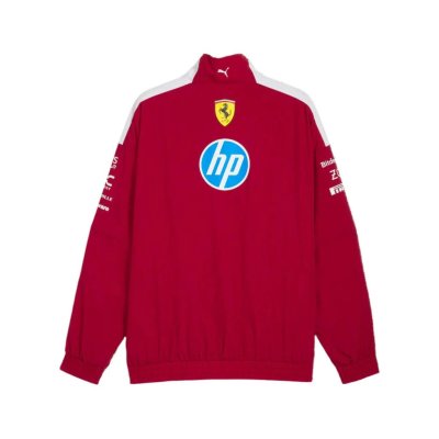 Scuderia Ferrari F1 2025 Team T7 Oversized Jacket - Dark Cherry