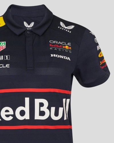 Red Bull Racing F1 Women's 2025 Team Polo Shirt- Navy