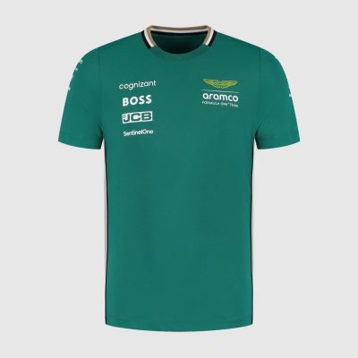 Aston Martin F1 2025 Fernando Alonso Team T-Shirt - Green