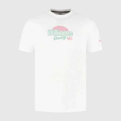 Williams Racing F1 Special Edition Miami GP Beach T-Shirt - White