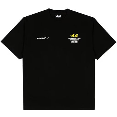 +44 Silverstone Crew 2025 Tee - Blac