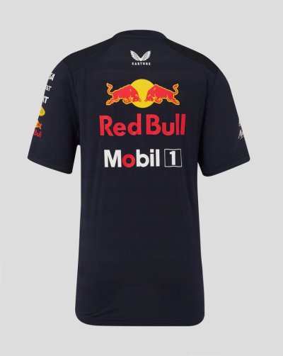 Red Bull Racing F1 Kid's 2025 Team T-Shirt - Youth Navy