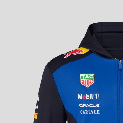 Red Bull Racing F1 Team 2026 Full Zip Hoodie Unisex - Night Sky / Surf The Web