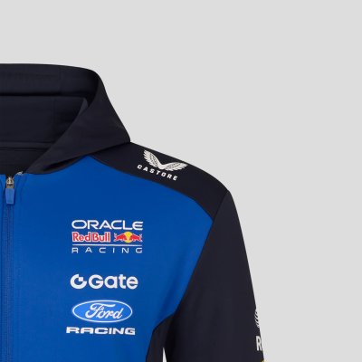 Red Bull Racing F1 Team 2026 Full Zip Hoodie Unisex - Night Sky / Surf The Web