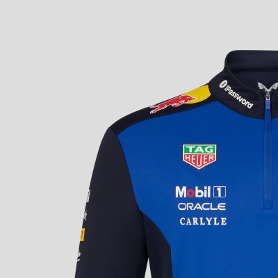 Red Bull Racing F1 Team 2026 Quarter Zip Midlayer Unisex - Night Sky / Surf The Web