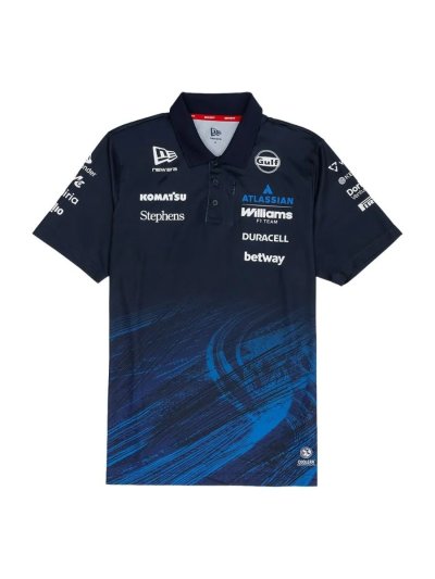 WILLIAMS 2026 TEAM TECH POLO NIGHT SHIFT NAVY