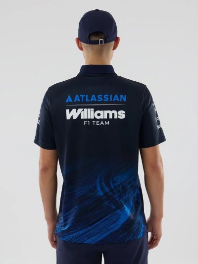 WILLIAMS 2026 TEAM TECH POLO NIGHT SHIFT NAVY