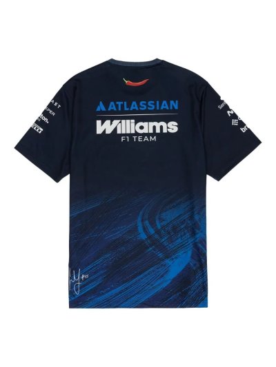 Williams F1 Team 2026 Tech T-Shirt Carlos Sainz Mens - Navy