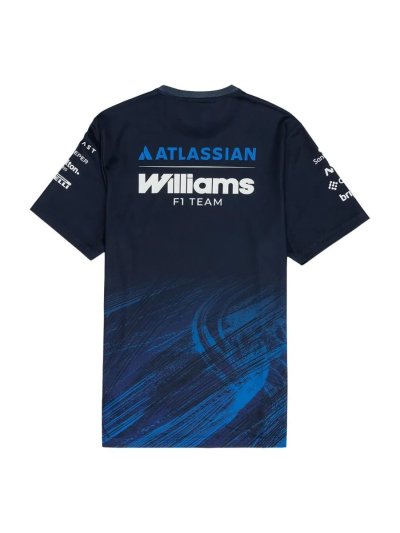 Williams F1 Team 2026 Tech T-Shirt  Alex Albon Mens - Navy