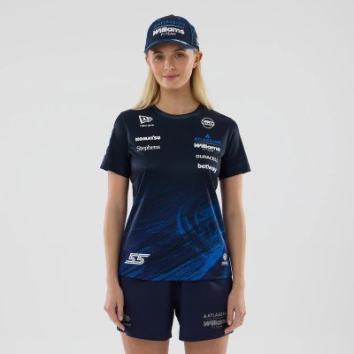 Williams F1 Team 2026 Tech T-Shirt  Carlos Sainz Womens - Navy