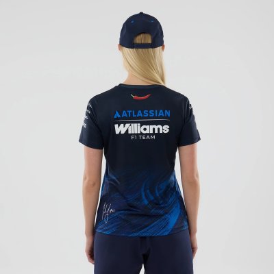 Williams F1 Team 2026 Tech T-Shirt  Carlos Sainz Womens - Navy