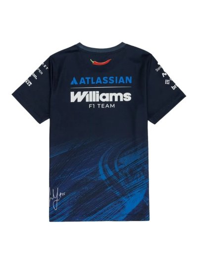 Williams F1 Team 2026 Tech T-Shirt  Carlos Sainz Womens - Navy