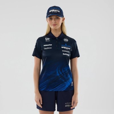 Williams F1 Team 2026 Tech Polo Womens - Navy