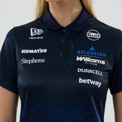 Williams F1 Team 2026 Tech Polo Womens - Navy