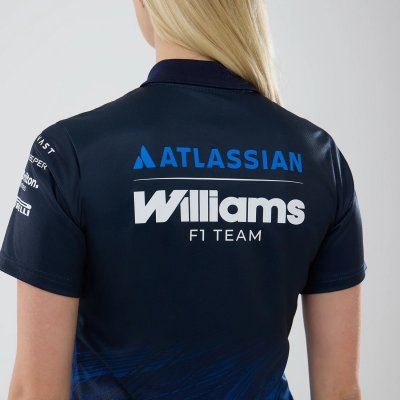 Williams F1 Team 2026 Tech Polo Womens - Navy