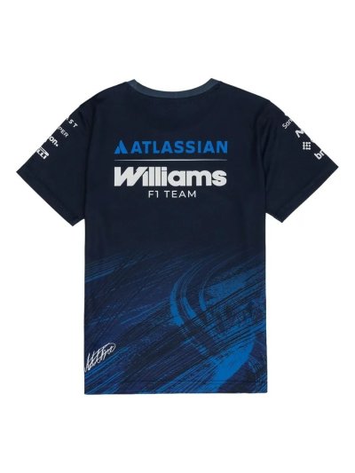 Williams F1 Team 2026 Tech T-Shirt  Alex Albon Womens - Navy