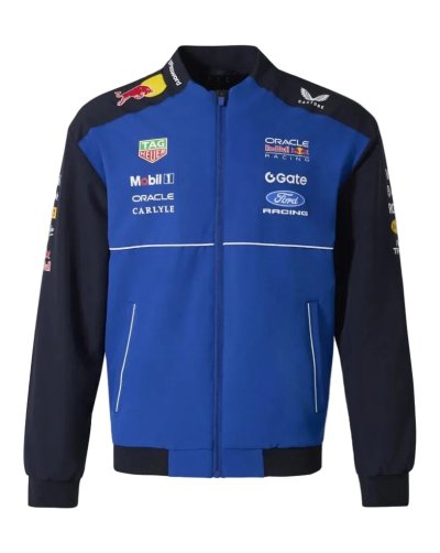 Red Bull Racing F1 2026 Team Bomber Jacket - Navy/ Surf The Web