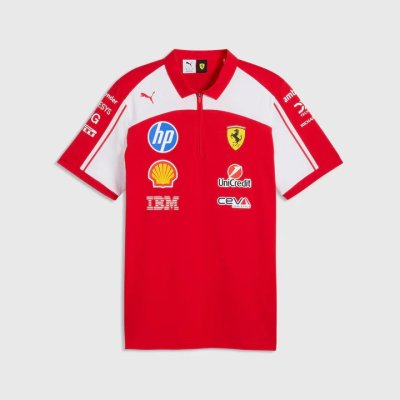 Scuderia Ferrari F1 2026 Team Polo Shirt - Puma Red