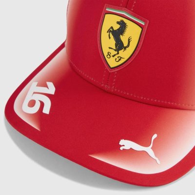 Scuderia Ferrari F1 2026 Charles Leclerc Team Hat - Puma Red