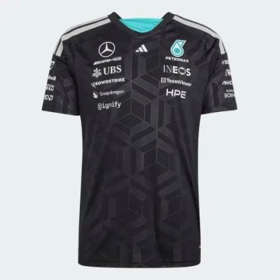 Mercedes - AMG Petronas Formula One 2026 Men's Team Jersey T-Shirt -Black
