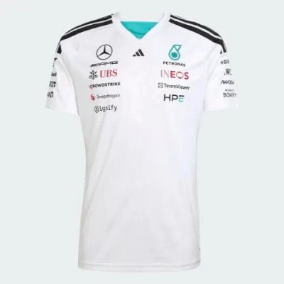Mercedes - AMG Petronas Formula One 2026 Men's Team Jersey T-Shirt - White