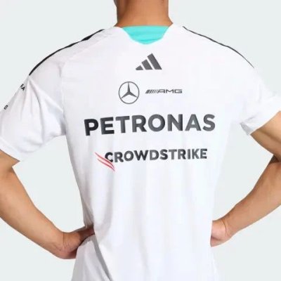 Mercedes - AMG Petronas Formula One 2026 Men's Team Jersey T-Shirt - White
