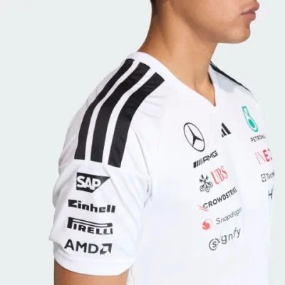 Mercedes - AMG Petronas Formula One 2026 Men's Team Jersey T-Shirt - White