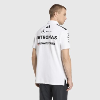 Mercedes - AMG Petronas Formula One 2026 Men's Team Polo Shirt - White