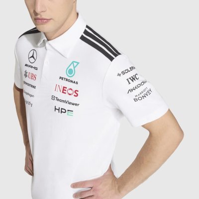 Mercedes - AMG Petronas Formula One 2026 Men's Team Polo Shirt - White
