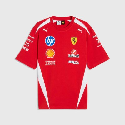 Scuderia Ferrari F1 Team 2026 Drivers Tee Mens - Red