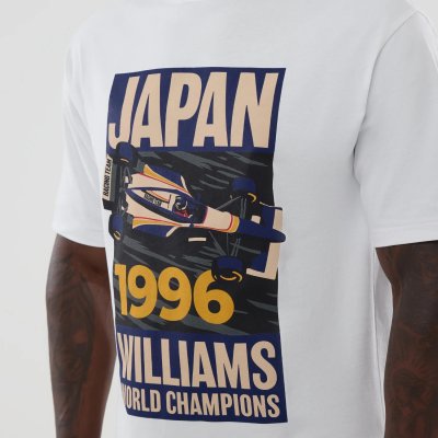 Williams F1 Japan Graphic Oversized Tee Mens - White