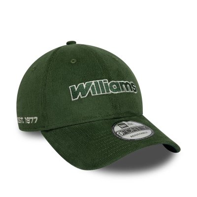 Williams F1 Tradtional Cord 9Forty Cap Adults - Dark Green