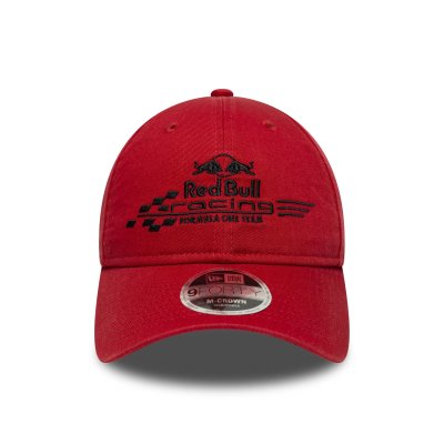 Red Bull Racing F1 Washed 9Forty Cap M Crown Adults - Ruby Red