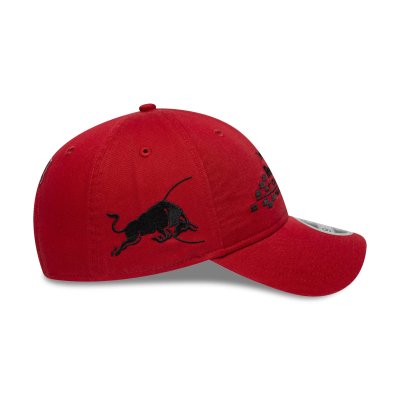 Red Bull Racing F1 Washed 9Forty Cap M Crown Adults - Ruby Red