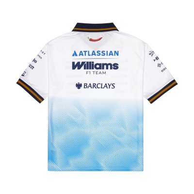 Williams F1 Team 2026 Madrid Collar Top Adults - White