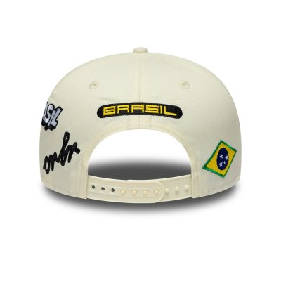 Red Bull Racing F1 Team 2026 Special Edition Max Verstappen Brazil 9Seventy Cap Stretch Snap Adults - Chrome White