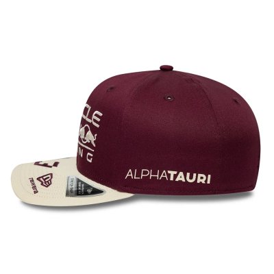 Red Bull Racing F1 Team 2026 Special Edition Max Verstappen Austin 9Seventy Cap Stretch Snap Adults - Maroon/Dark Blue