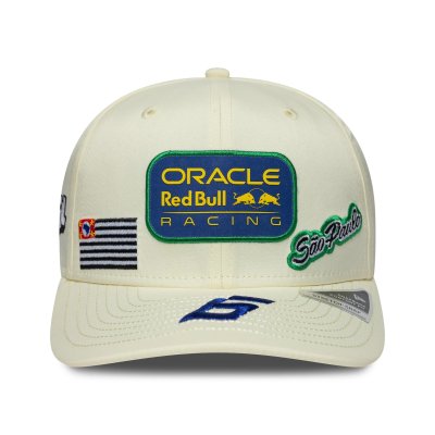 Red Bull Racing F1 2026 Isack Hadjar Brazil 9Seventy Cap Stretch Snap Adults - Chrome White