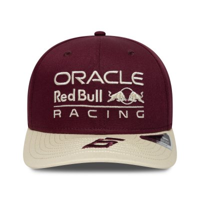 Red Bull Racing F1 2026 Isack Hadjar Austin 9Seventy Cap Stretch Snap Adults - Maroon/Dark Blue