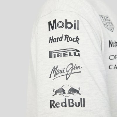 Red Bull Racing F1 Classic Short Sleeve Tee Unisex - Off White Marl