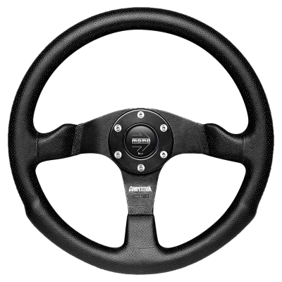 MOMO COMPETITION BRUSHED BLACK ANODIZED