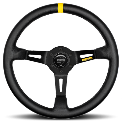 MOMO MOD. 08 BLACK LEATHER