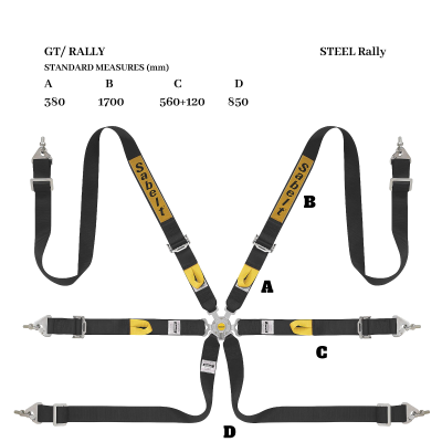 SABELT STEEL RALLY - (Black)