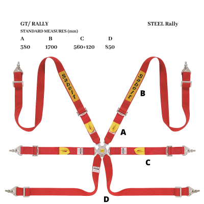 SABELT STEEL RALLY - (Red)