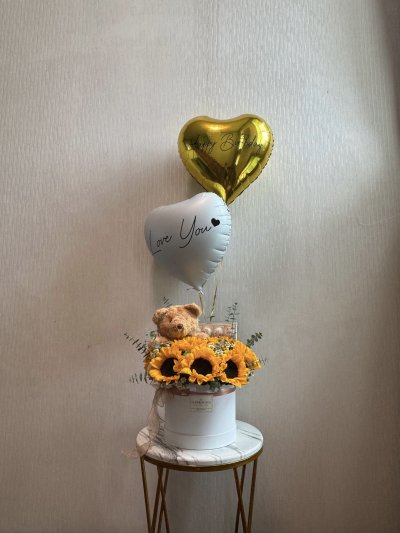 Sunny Teddy Box ( With Teddy )