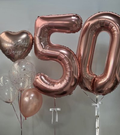 50th Birthday Balloon Set