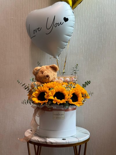 Sunny Teddy Box ( With Teddy )