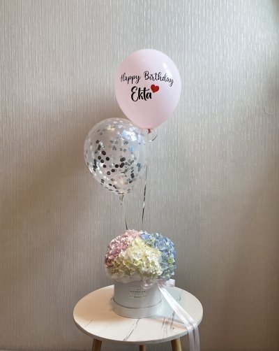 Pastel Mix Hydrangea Box L