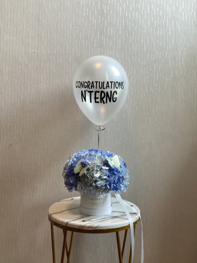 Shades of blue Hydrangea Box S